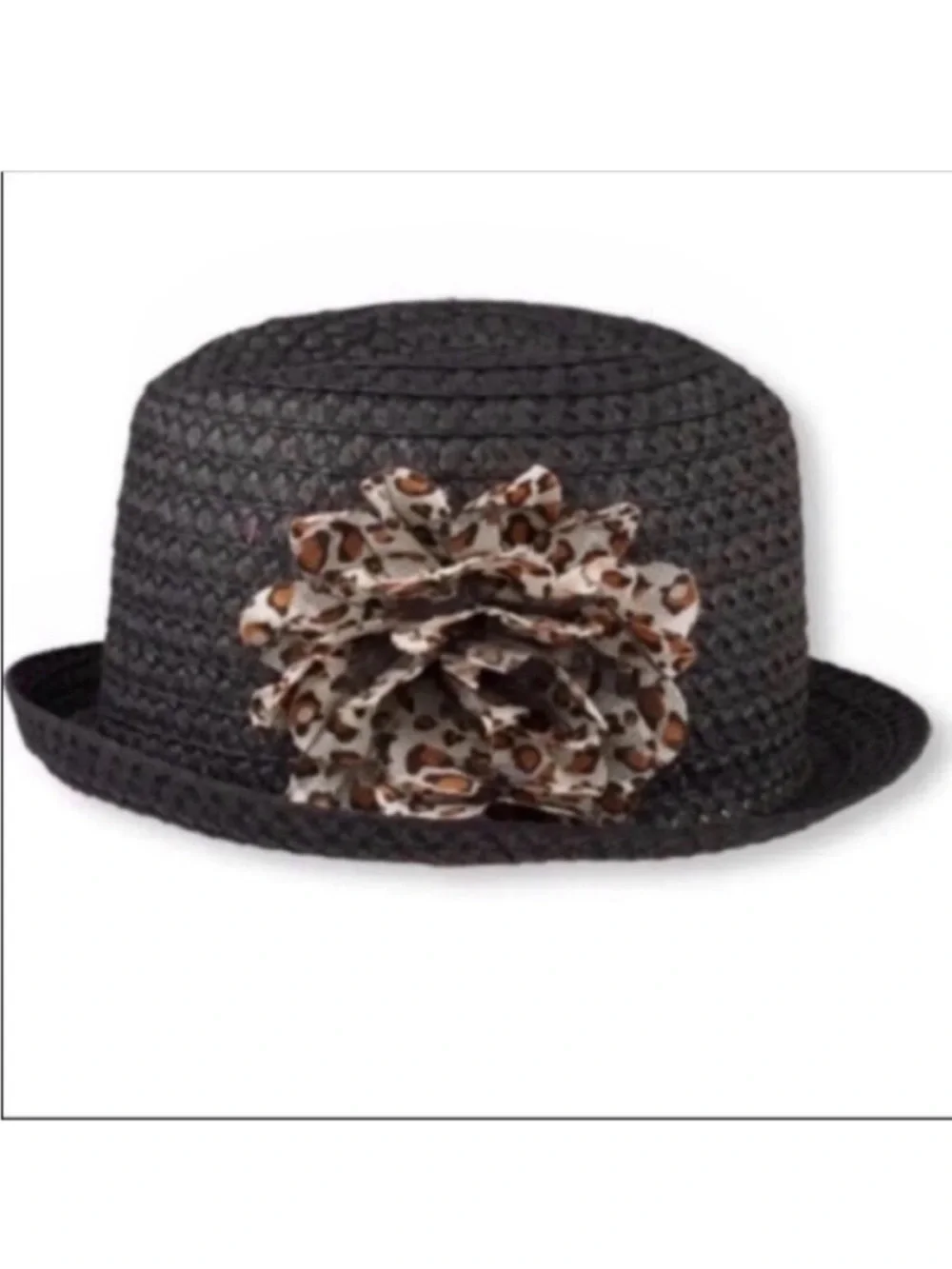 🌸The Children’s Place Girls Youth Size Medium (7-8) Brown Straw Hat
